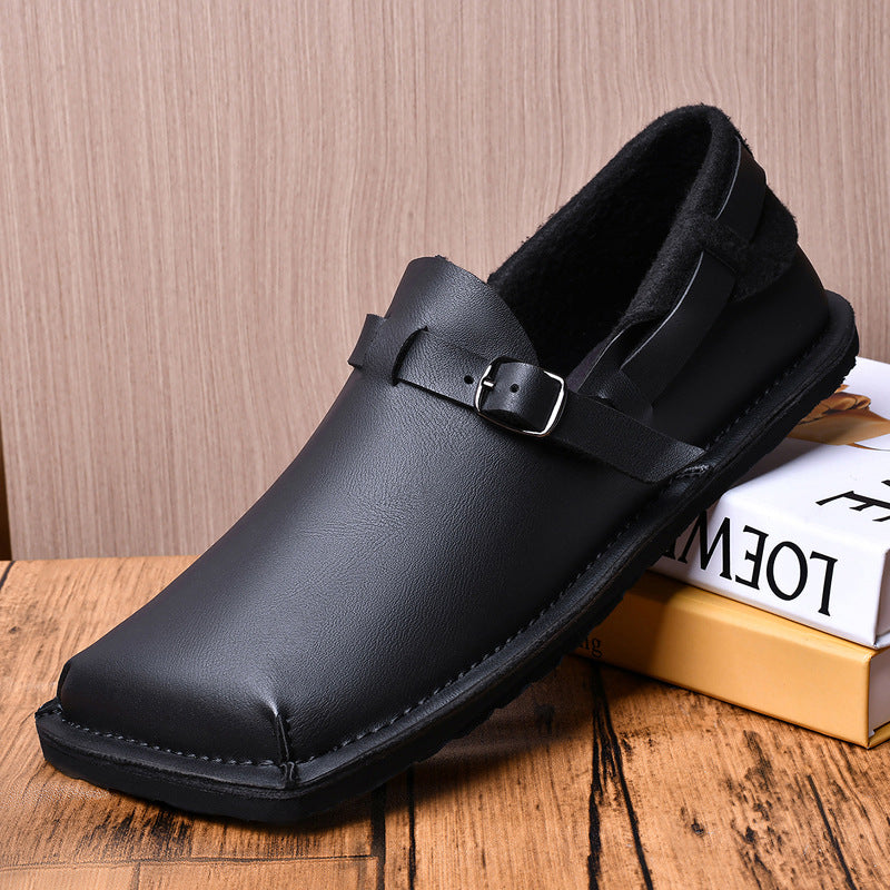 Grande taille Soft-soled Soft-cuir Fashionable Hommes Chaussures en cuir
