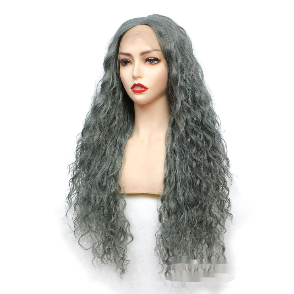 Hotte de cheveux bouclée longue fibre chimique