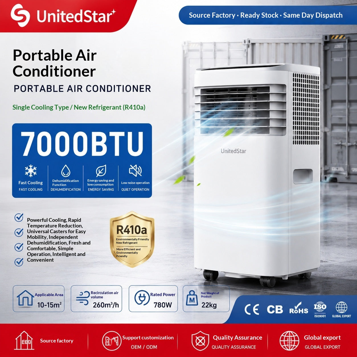 Ventilateur de climatisation à double mode humidifiant