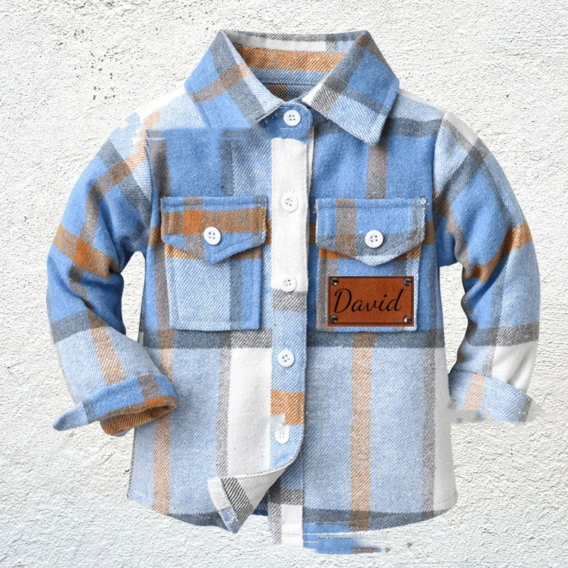 Chemise à carreaux pour enfants