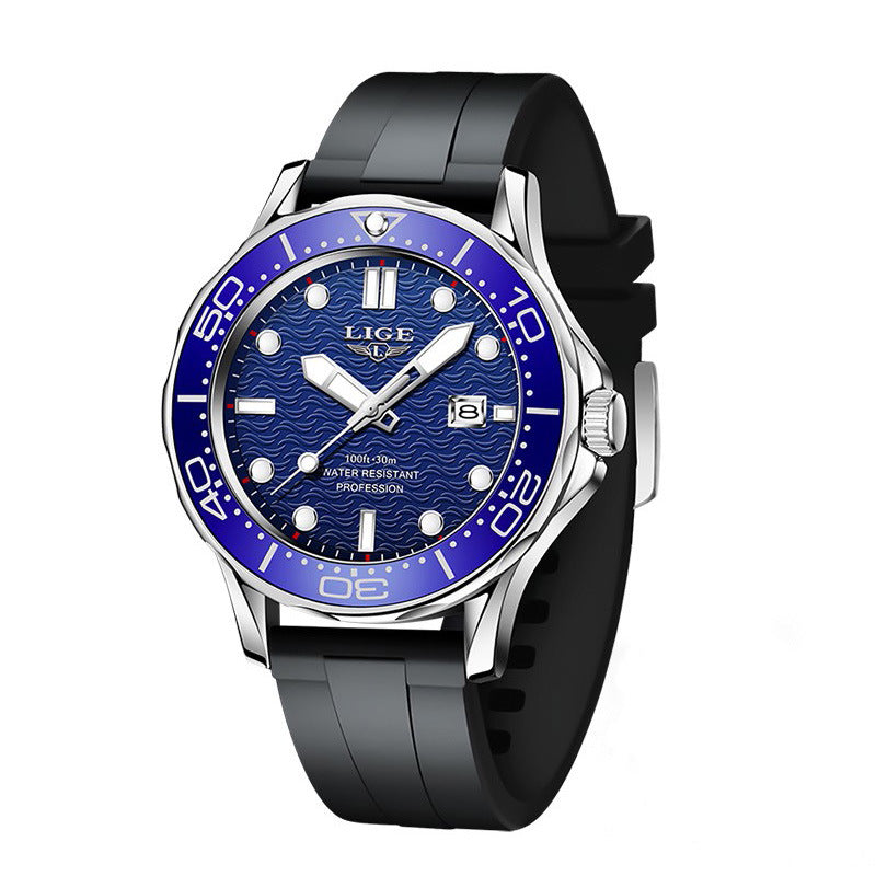 Men's Waterproof Quartz Watch Luminous Dial