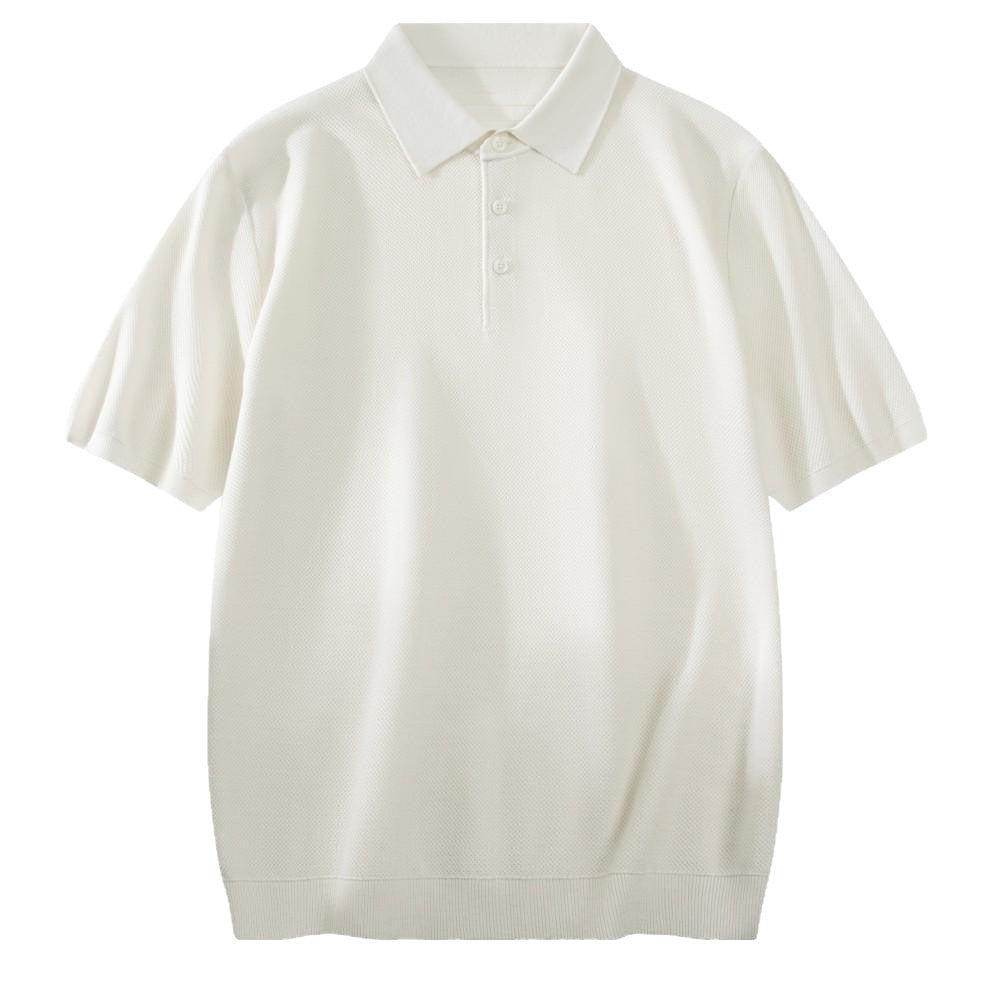 Hommes Soie Lyocell Tencel Blend T-shirt manches courtesBlouse