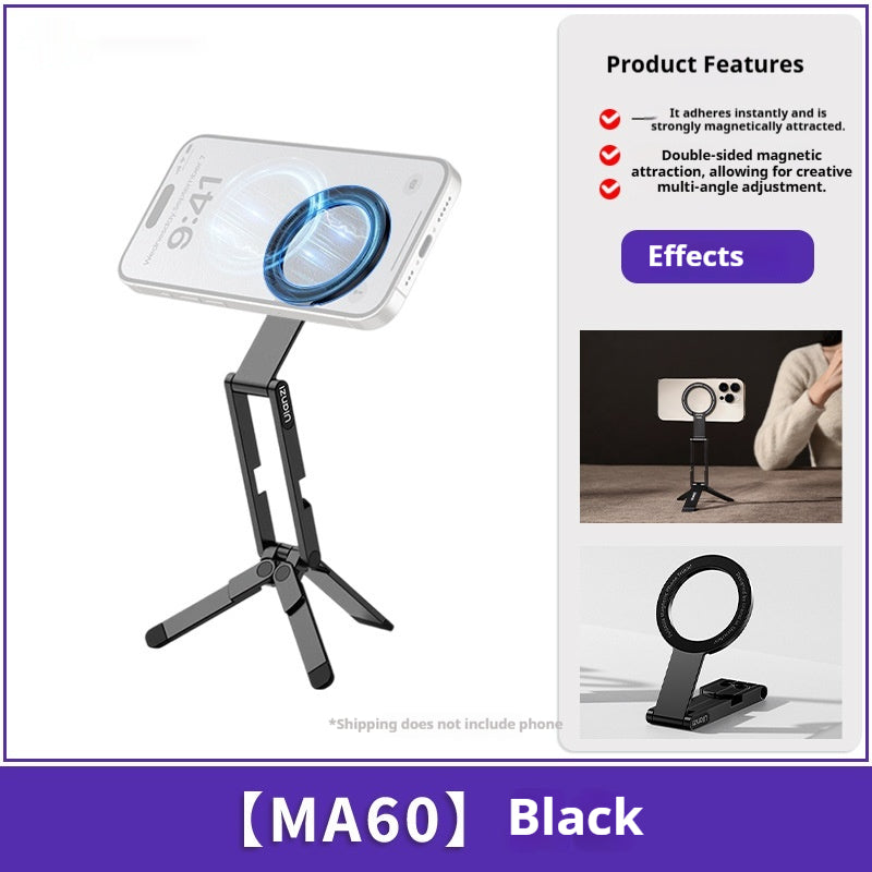 Trépied de téléphone magnétique pour la photographie Support portatif universel pour téléphones portables