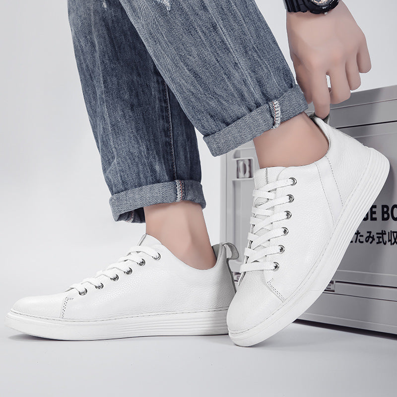 Ressort en cuir véritable à faible coupe