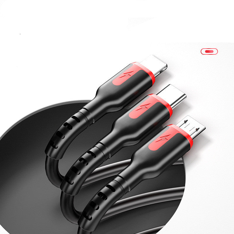Câble de données à charge rapide One Drag Three 66W Braided USB