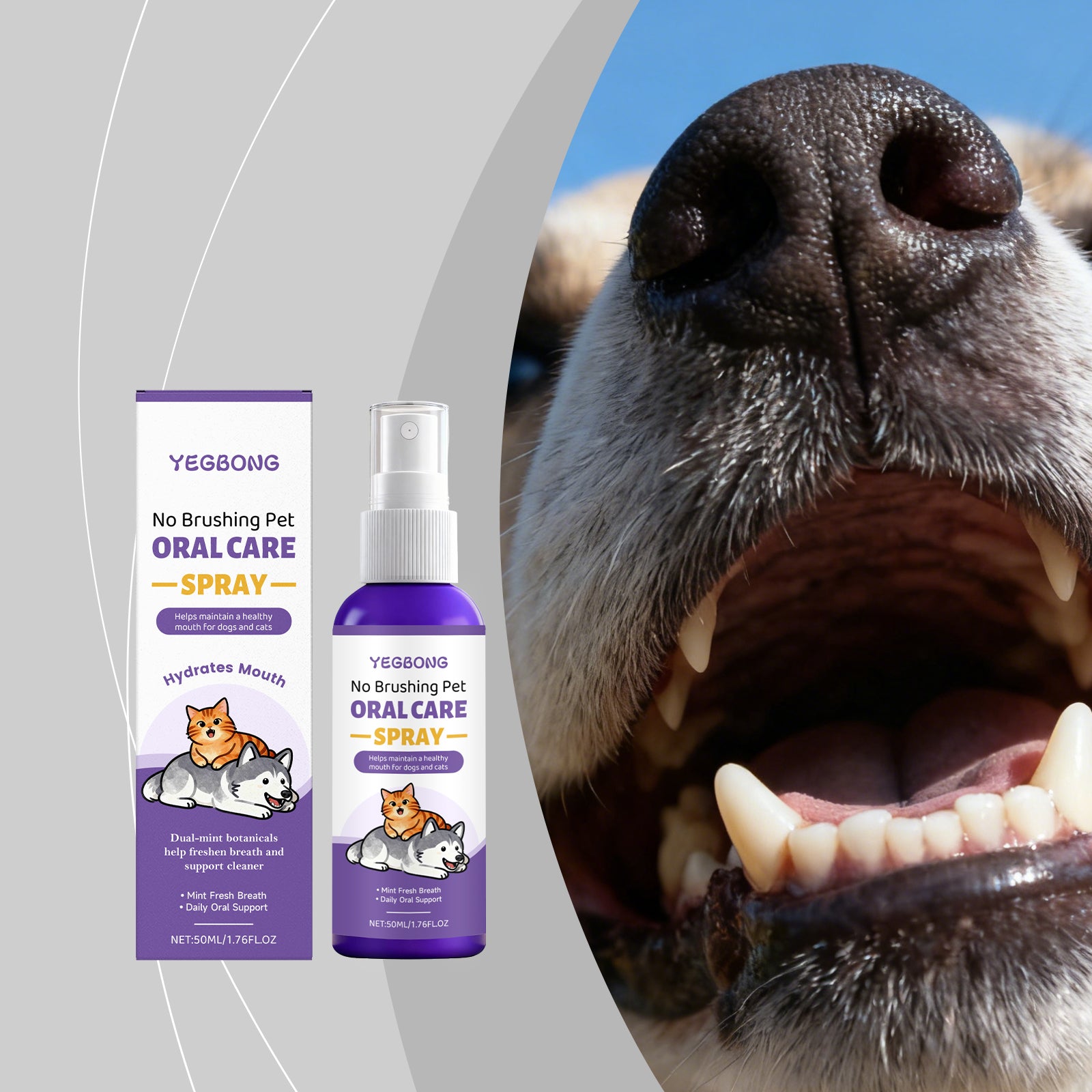 Vaporisateur de dents de chien