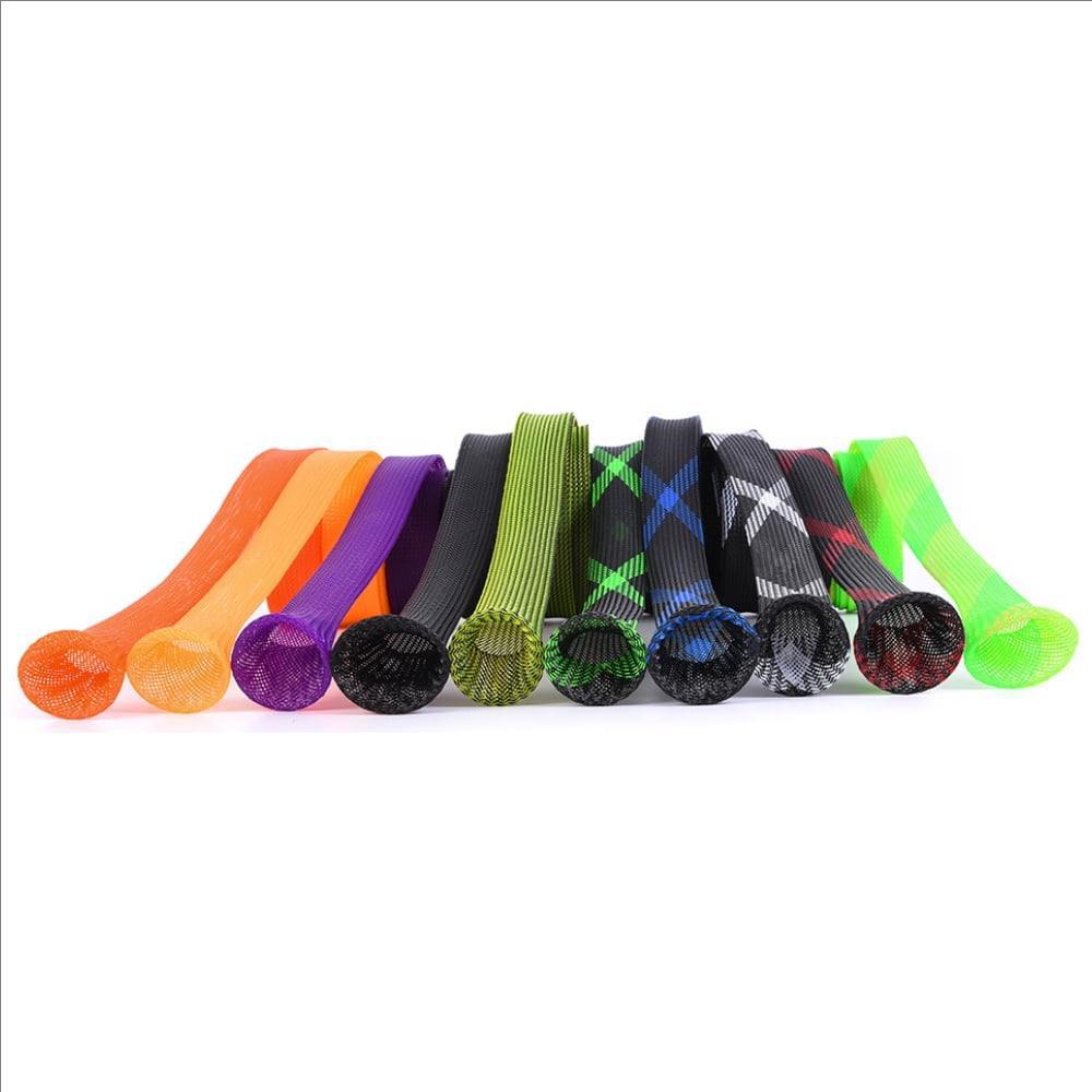 Luya Tige de pêche en PET tissé en nylon Manche