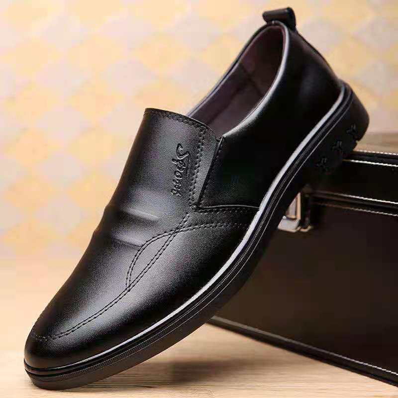 Hommes Respirant Casual Chaussures en cuir d'affaires et polyvalent