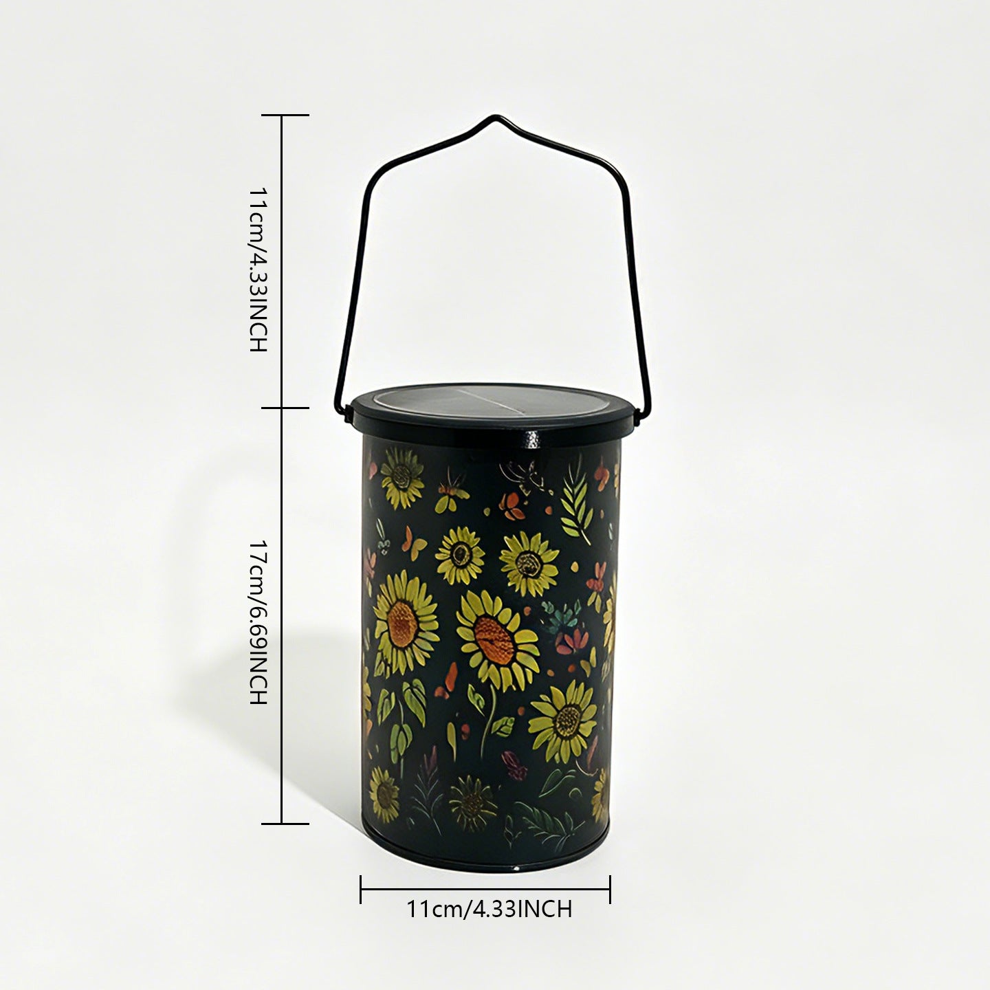 Lampe de cour à énergie solaire pour jardin extérieur