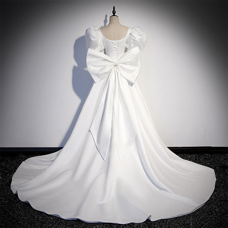 Robe de soirée blanche Banquet pour femmes