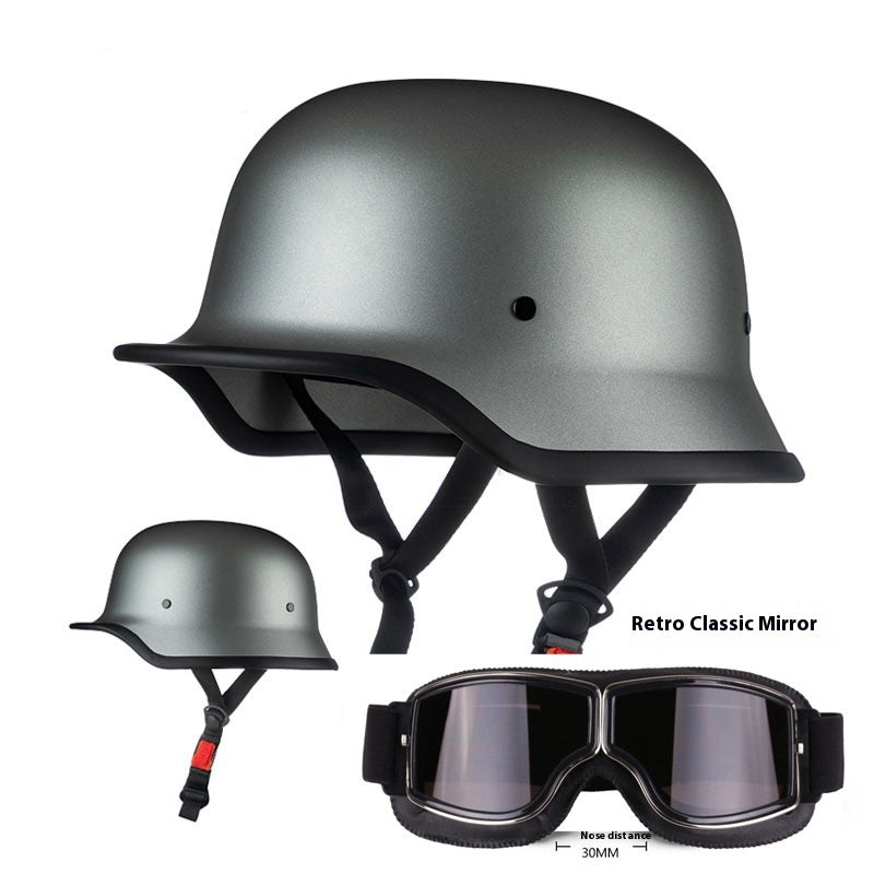 Casque de moto rétro allemand 3C