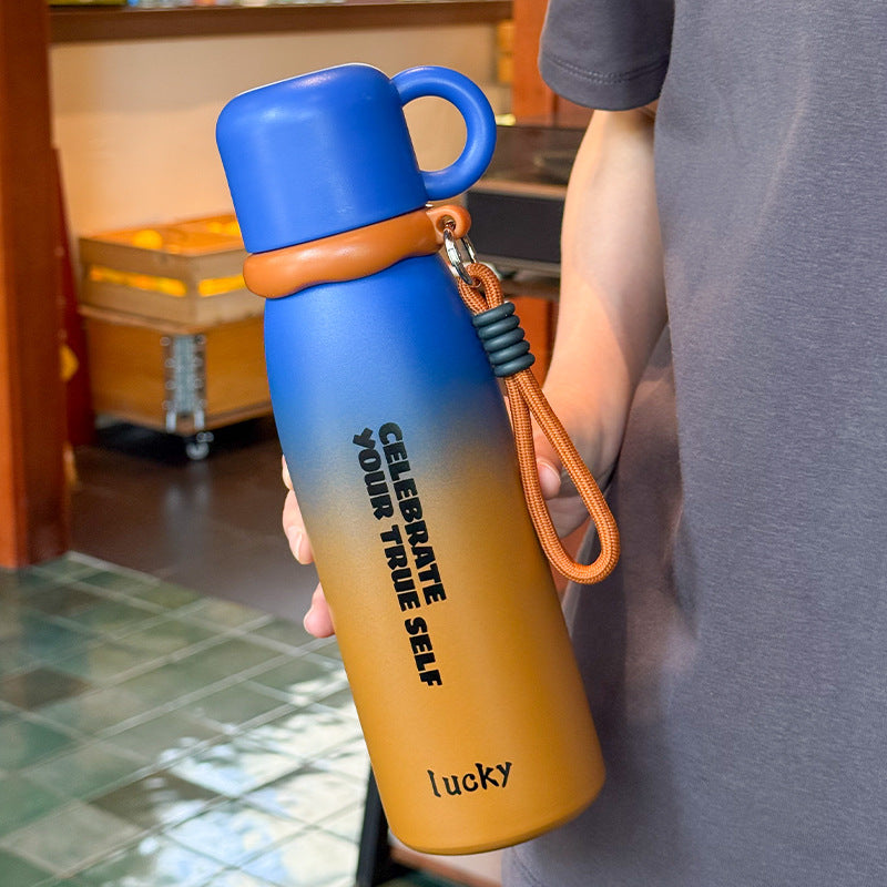 Coupe bouteille d'eau en acier inoxydable