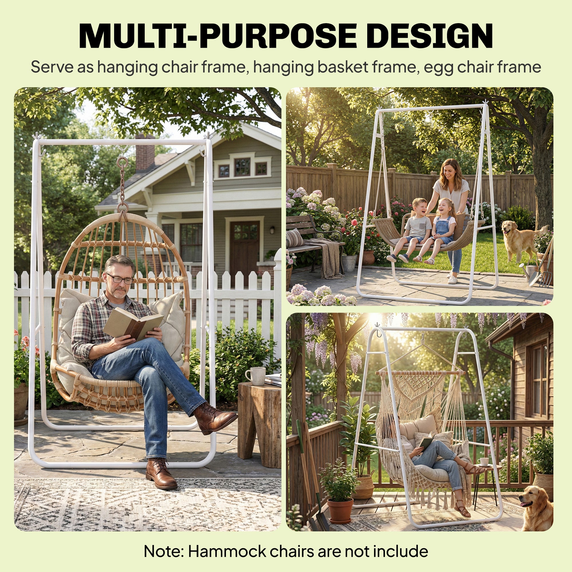 Support de chaise Hamock Uniquement en acier solide robuste pour le hamac suspendu