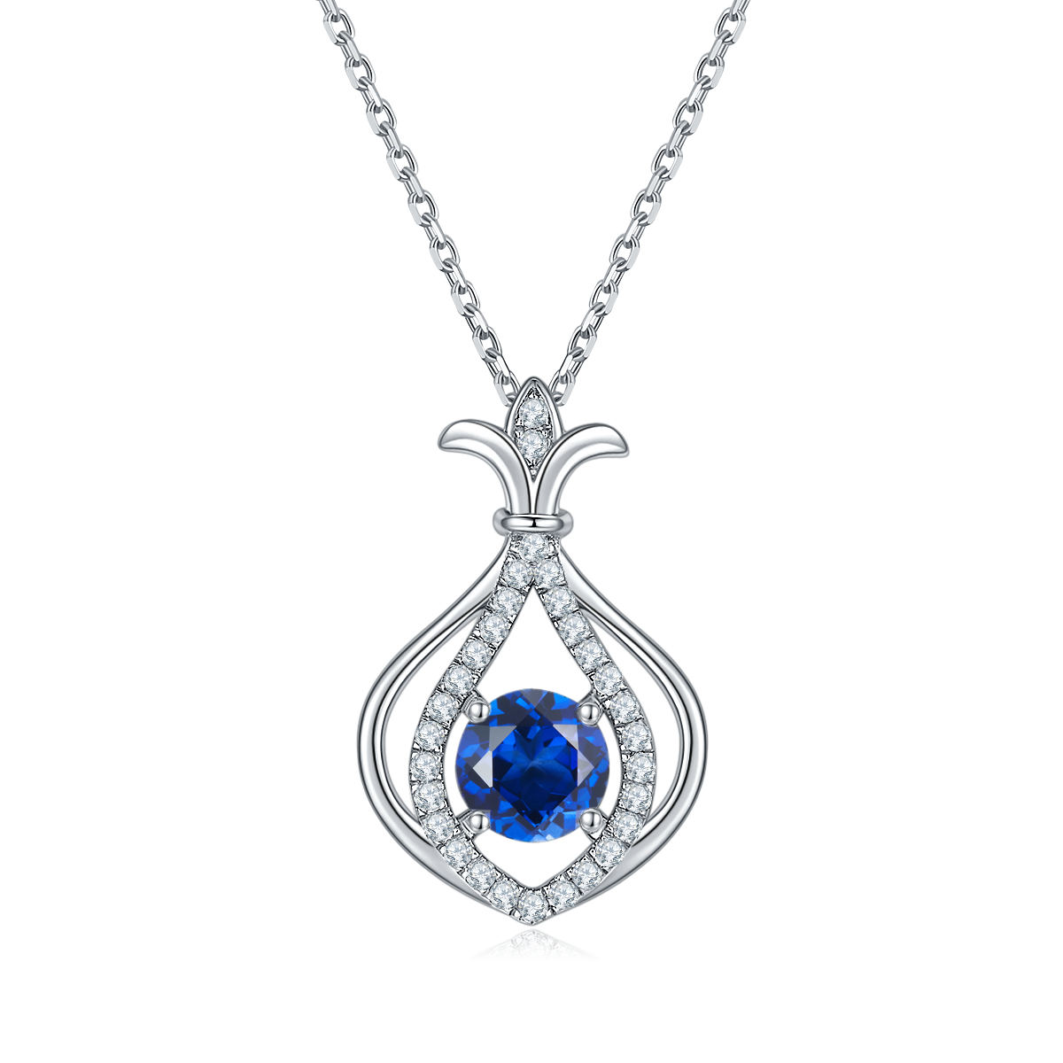 S925 Collier en acier inoxydable