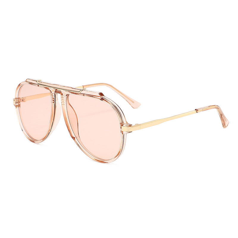 3654 Métal Double-Bridge Aviator Lunettes de soleil Commerce électronique Commerce extérieur Amazon Mode Uv400