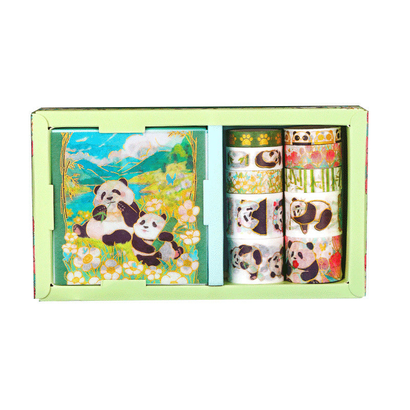 Stickers Ruban Adhésif en Or Panda Culturel