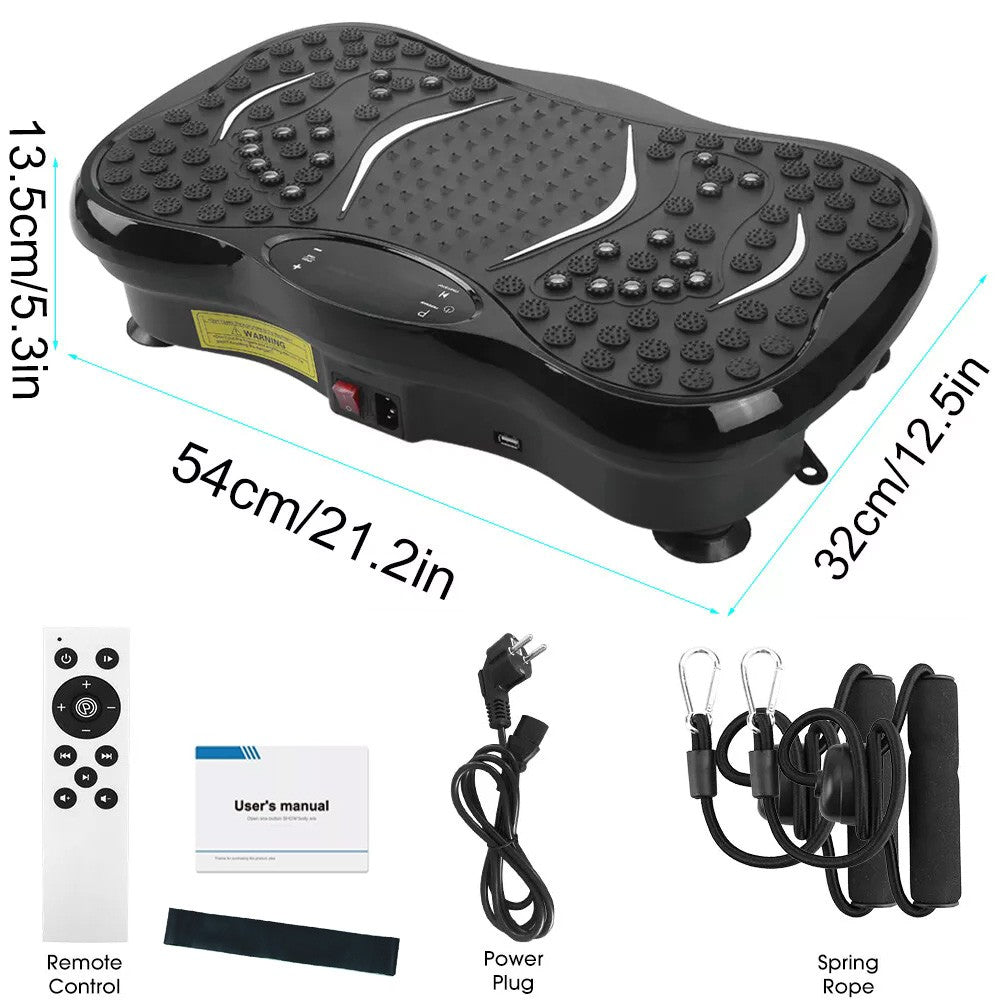 Plaque de vibration de puissance de la machine vibrante plate-forme exercice corps Shaker masseur