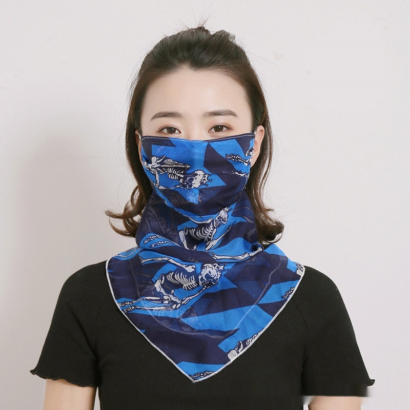 Masque en soie Voile respirante pour femmes