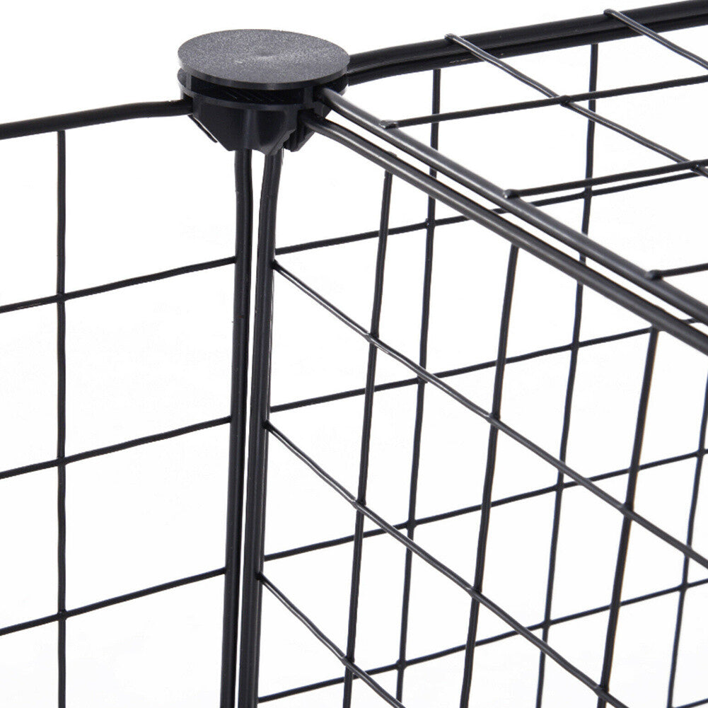 12 Panneaux Pet Dog Playpen Puppy Rabbits Jouer Pen fil métallique Run Cage Crate Fence
