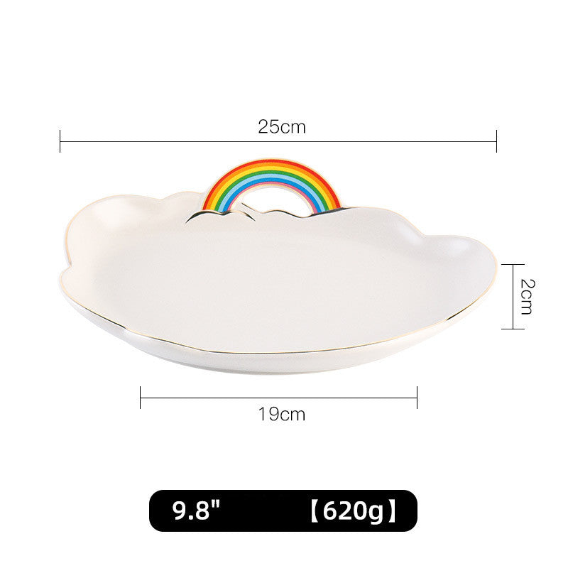 Rainbow Ceramic Table de petit déjeuner Articles de ménage haute valeur