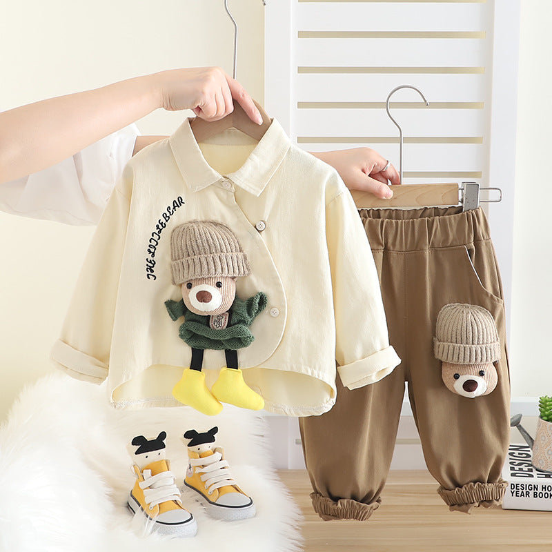 Bébé Western Style Mode Printemps Vêtements costume