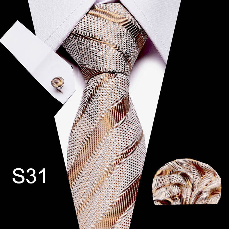 Business Hommes Tie formelle Set En stock Accessoires mode