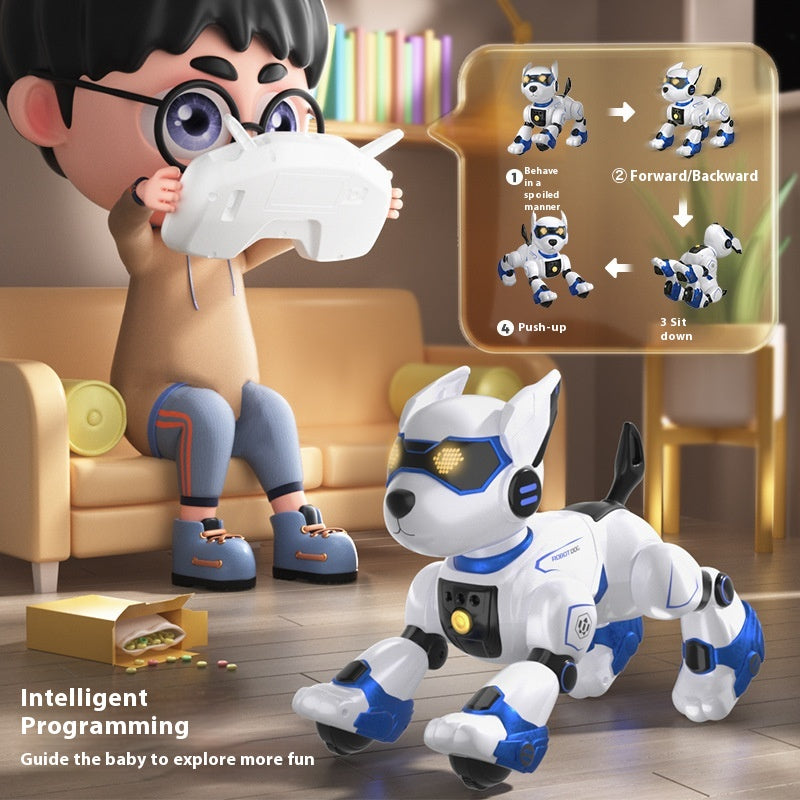 Jouet de contrôle de la voix des enfants Robot Dog Intelligent