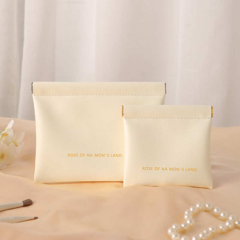 Portable petit sac cosmétique et rouge à lèvres