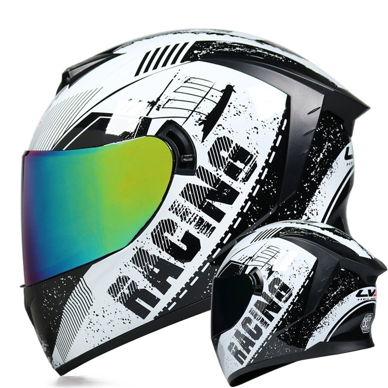 Casque de moto à double objectif pour hommes et femmes
