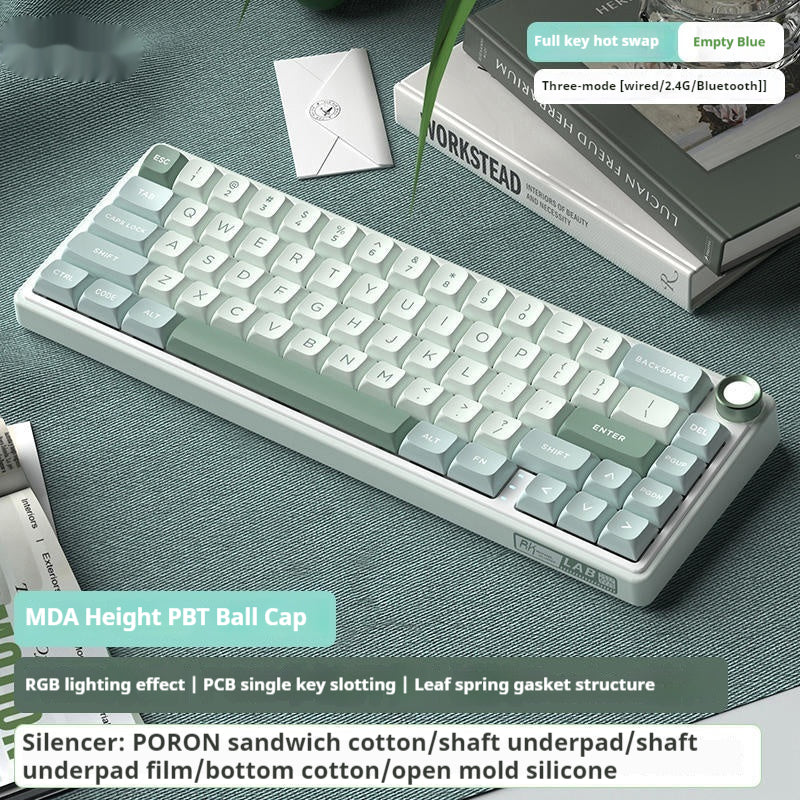 Clavier mécanique RGB Portable Bluetooth sans fil