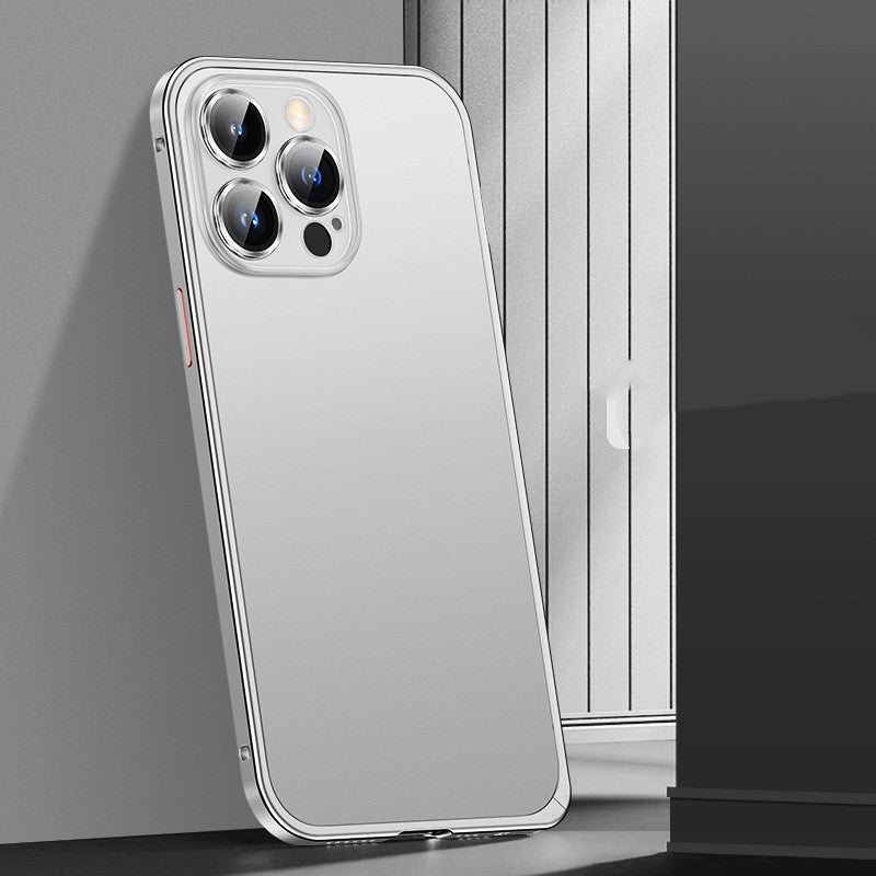 Boîtier de téléphone à cadre métallique à ressort magnétique