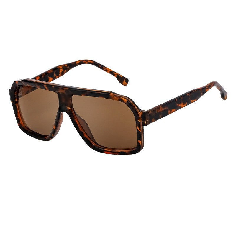 Lunettes de soleil européennes et américaines de style carré pour hommes