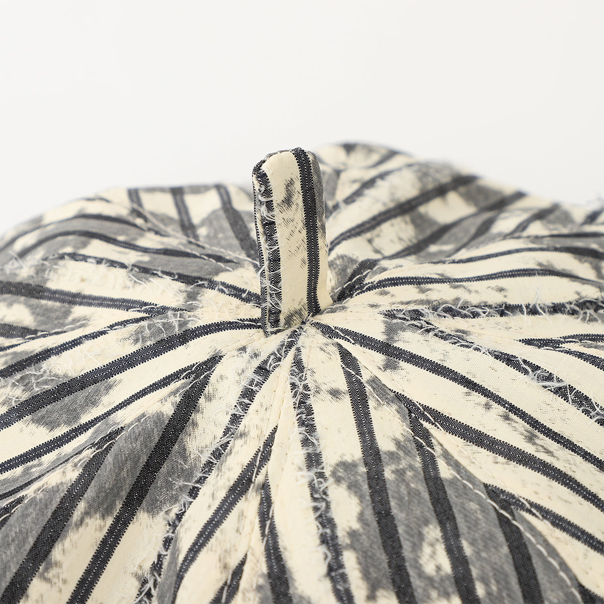 Retro mode Washed with water Braided Octagonal with faded vertical stripes