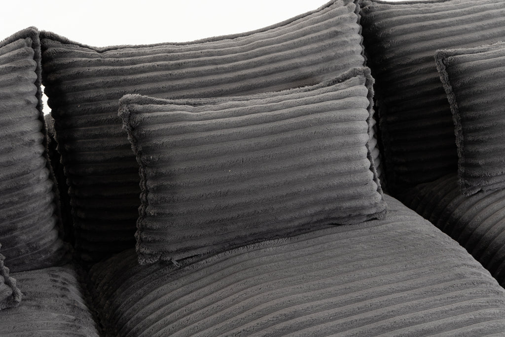 129,8" Largeur Cloud Couch Oversize Modular Sectional Canapé Vrai Relax Comfy Coupes Wide&De