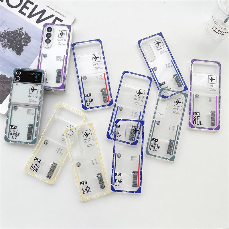 Case de téléphone mobile pliant des billets de protection d'écran Business