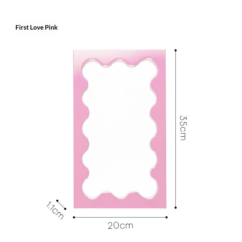 Square Wave Pattern Vanity miroir mur miroir entrée miroir