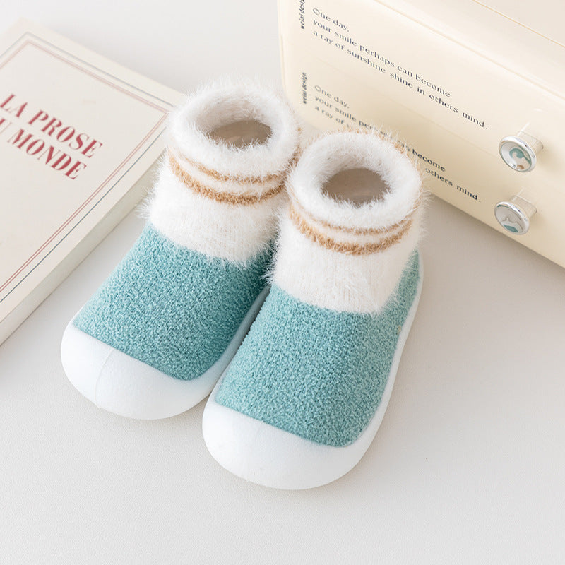 Chaussures pour tout-petit Chaussettes de chambre épaississant Soft Sole