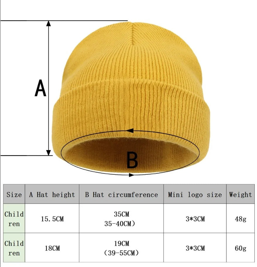 Capuchon tricoté pour bébé