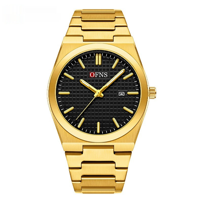 Casual Men's Fashion Calendar Quartz Watch