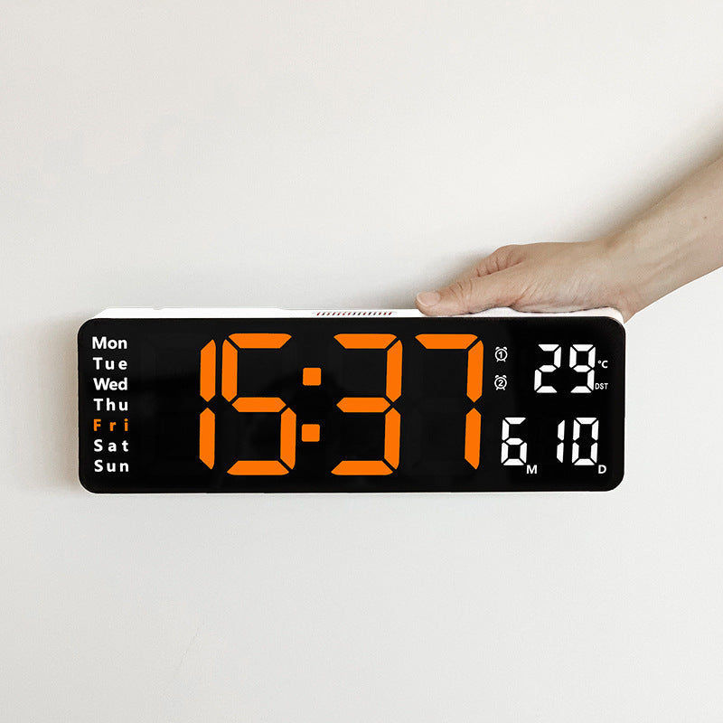 13 pouces simple assis et pendu double usage horloge salon grande police