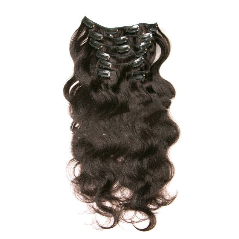 Ensemble de 7 pièces de cheveux Clip vivants