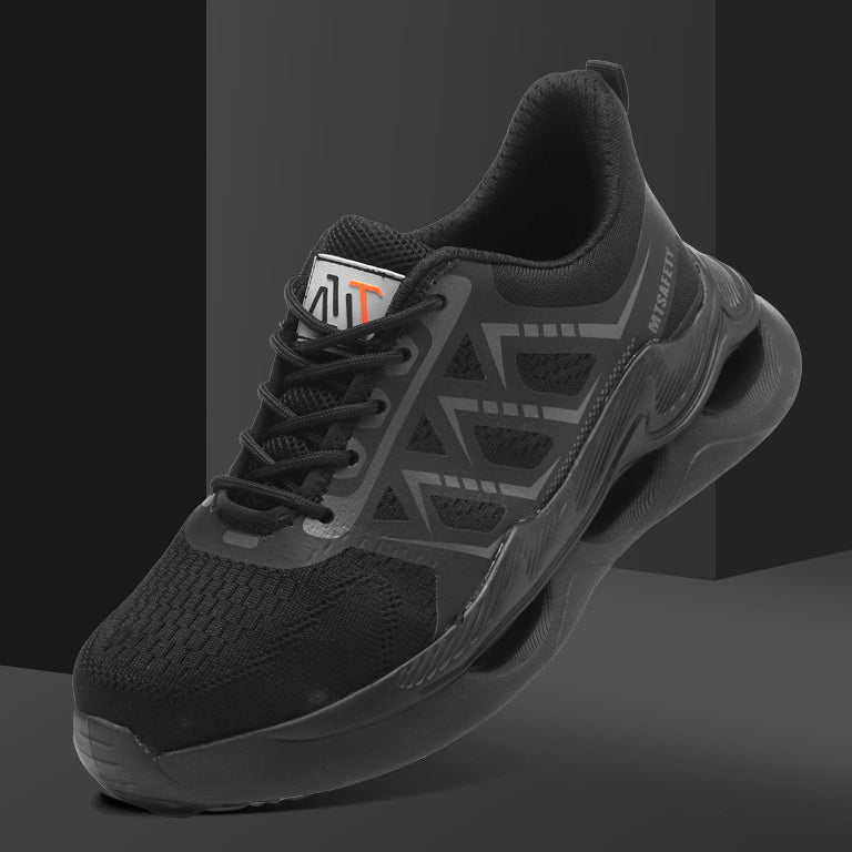 Chaussures de protection du travail en acier respirant léger pour quatre saisons