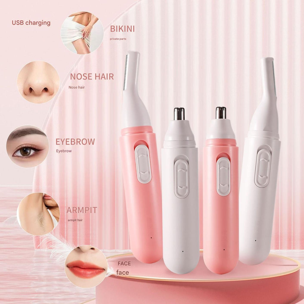 Électrique Nez Trimmer Set 2-en-1 Rechargeable Nez électrique Détachant les cheveux