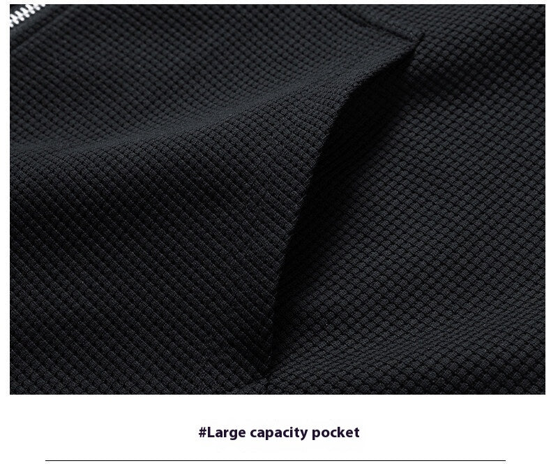 Tendance de mode homme Waffle à capuche Casual Sports Suit