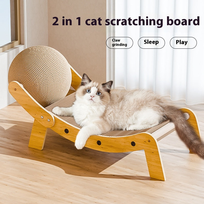 Jouet de planche à égratignure chat inclinateur animal