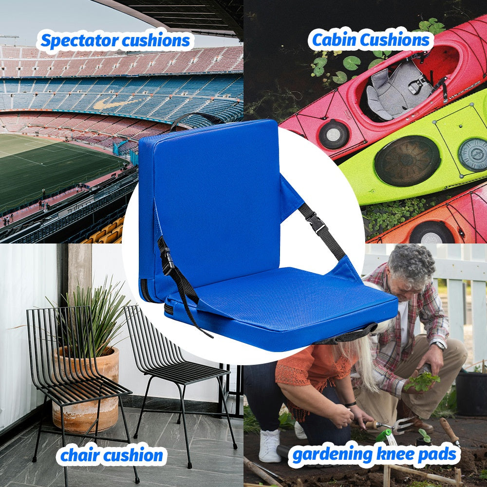 Coussin de siège pliable pour siège de stade