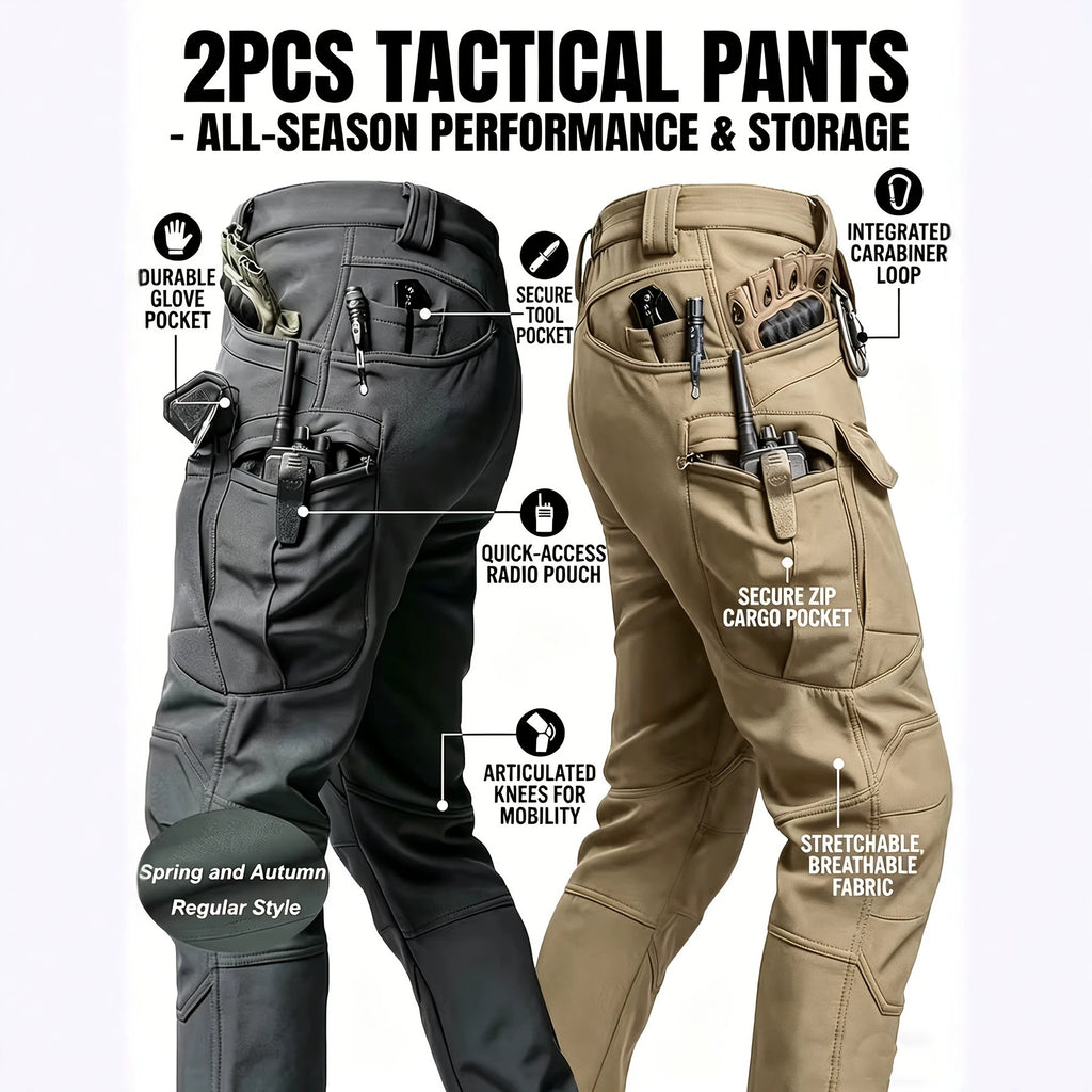 Pantalon de travail tactique résistant à l'usure extérieure pour hommes