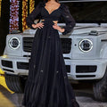 Élégante robe de banquet à balançoire