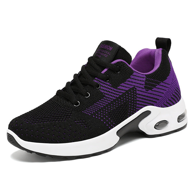 Femmes Flyknit Mesh Chaussures en Plus Tailles Chaussures de course confortables