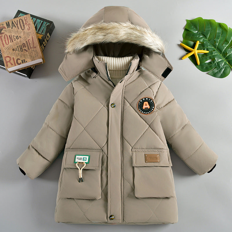 Veste en coton rembourrée épaisse pour les garçons